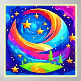 宇宙の夢の風景 – 天上の冒険 ポスター