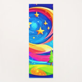 宇宙の夢の風景 – 天上の冒険 ヨガマット (正面)