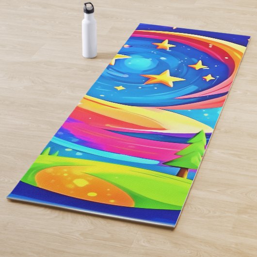宇宙の夢の風景 – 天上の冒険 ヨガマット (インサイチュ)