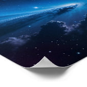 宇宙の夢の風景：星と星雲 ポスター (角)