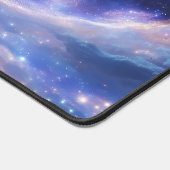 宇宙の夢の風景：渦巻く星空と星空の夜 デスクマット (コーナー)