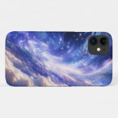 宇宙の夢の風景:渦巻く星空と星空の夜 Case-Mate iPhoneケース (裏面(横))