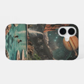 宇宙の夢の風景 iPhone 16ケース (裏面横)