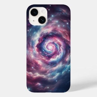 宇宙の夢 銀河星雲 ピンクとパープルの星空 Case-Mate iPhone 14ケース