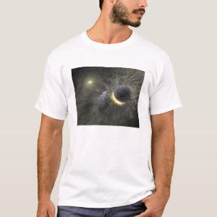 宇宙の大きい目的間の衝突 Tシャツ