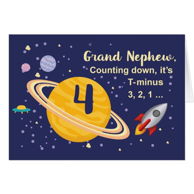 宇宙の大甥4th誕生日の惑星 (正面横)