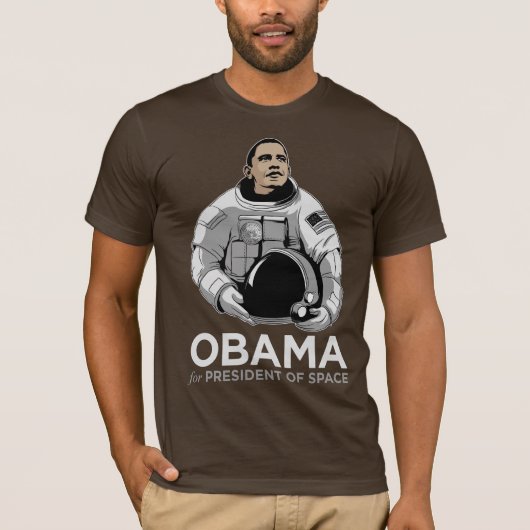 宇宙の大統領のためのオバマ Tシャツ (正面)