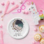 宇宙の天の星ベビーシャワー ペーパープレート (パーティー)