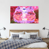 宇宙の天使 キャンバスプリント (インサイチュ (寝室))