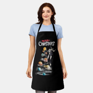 宇宙の太陽のクリスマス エプロン