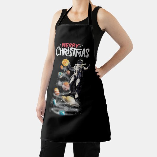 宇宙の太陽のクリスマス エプロン (インサイチュ)