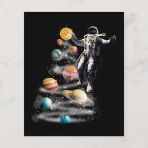宇宙の太陽のクリスマス チラシ