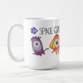宇宙の女の子: 外国のマグ コーヒーマグカップ (左)