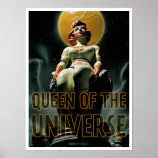 宇宙の女王サイファイプリント ポスター