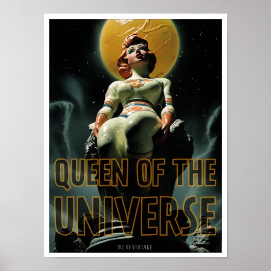 宇宙の女王サイファイプリント ポスター (正面)