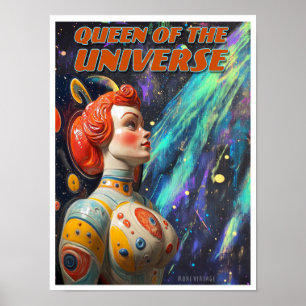 宇宙の女王サイファイプリント ポスター