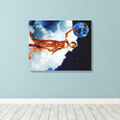 宇宙の女神キャンバスプリント キャンバスプリント (インサイチュ (ウッドフロア))