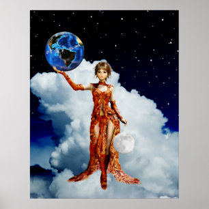宇宙の女神ポスター ポスター