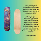 宇宙の女神 スケートボード