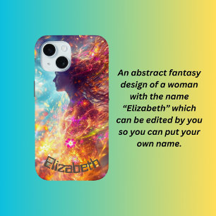 宇宙の女神 iPhone 15ケース