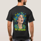 宇宙の女神 Tシャツ (裏面)