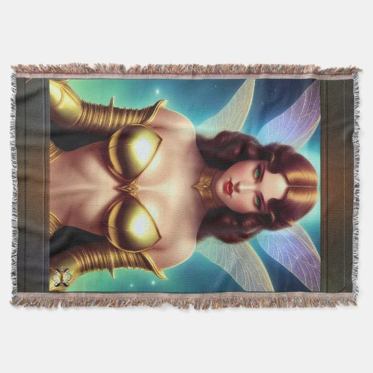 宇宙の妖精の黄金時代by Xzendor7 スローブランケット (正面)