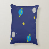 宇宙の子供かベビーの枕 アクセントクッション (裏面(縦))