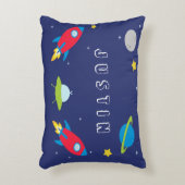 宇宙の子供かベビーの枕 アクセントクッション (正面(垂直))