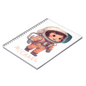 宇宙の子供たちと惑星の名前 ノートブック (左側)