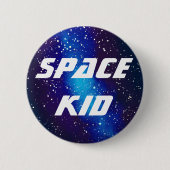 宇宙の子供のカスタマイズ可能な銀河系のアイデンティティ 缶バッジ (正面)