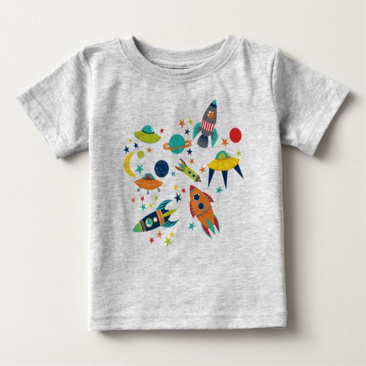 宇宙の子供 ベビーTシャツ (正面)