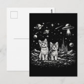 宇宙の子猫たち 宇宙の猫 ポストカード (正面/裏面)
