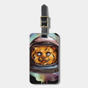 宇宙の子猫は大胆に行きます..... Yes、それはショウガです ラゲッジタグ