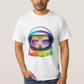 宇宙の子猫 Tシャツ (正面)