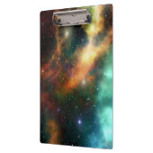宇宙の宇宙の星のクリップボーパーソナライズされたド クリップボード (左)