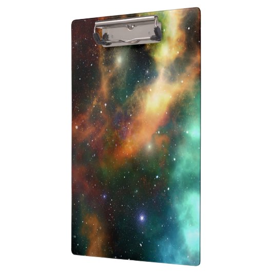 宇宙の宇宙の星のクリップボーパーソナライズされたド クリップボード (左)