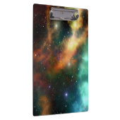 宇宙の宇宙の星のクリップボーパーソナライズされたド クリップボード (右)