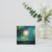 *～*宇宙の宇宙治癒エネルギー、太陽のバースト星 スクエア名刺 (スタンド正面)