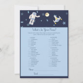 宇宙の宇宙飛行士あなたの財布のゲームの中にあるものを 招待状 (正面)