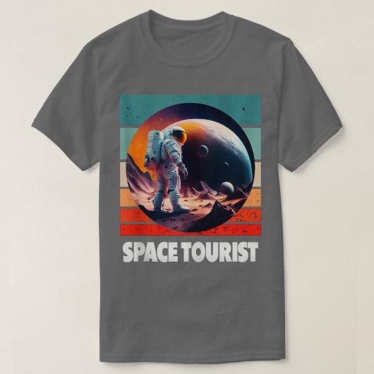 宇宙の宇宙飛行士宇宙宇宙飛行士バンク Tシャツ (デザイン正面)