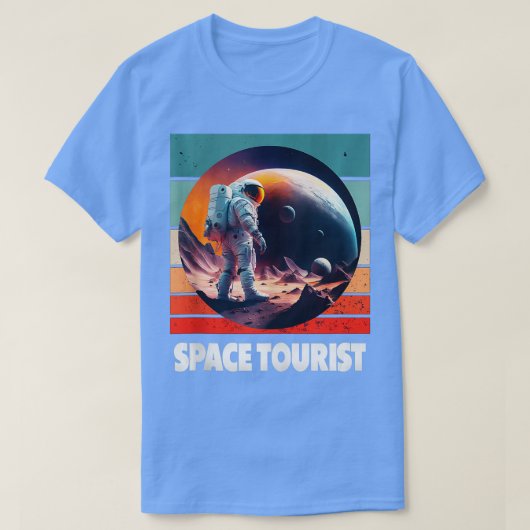 宇宙の宇宙飛行士宇宙宇宙飛行士バンク Tシャツ (デザイン正面)