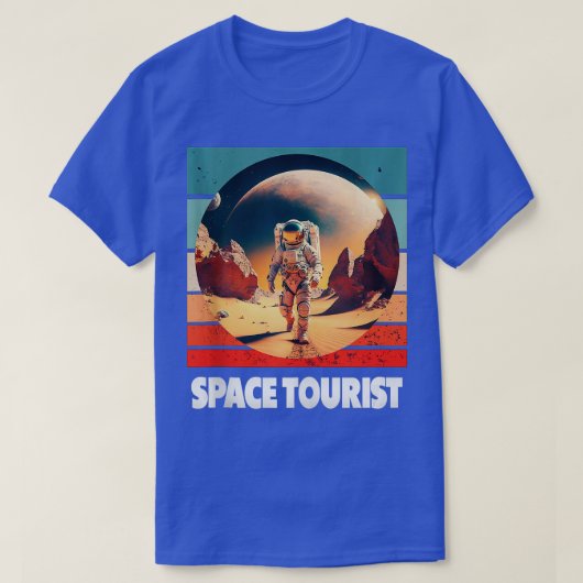 宇宙の宇宙飛行士宇宙宇宙飛行士バンク Tシャツ (デザイン正面)