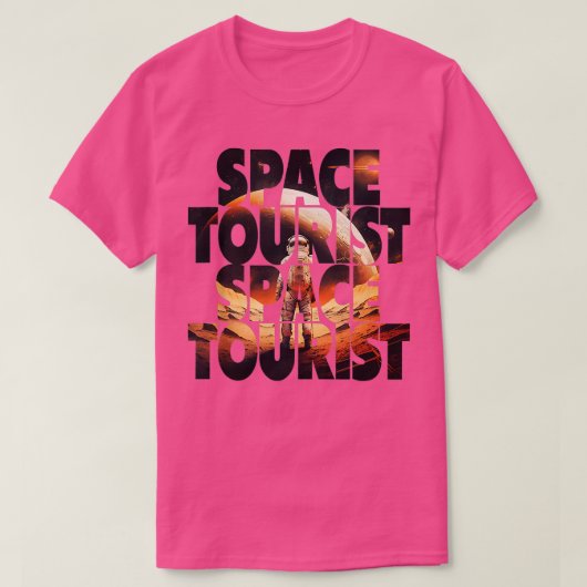 宇宙の宇宙飛行士宇宙宇宙飛行士バンク Tシャツ (デザイン正面)