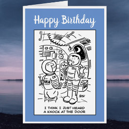 宇宙の宇宙飛行士考えノックの漫画がある