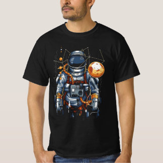 "宇宙の宇宙飛行士" Tシャツ