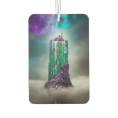 宇宙の宝石とガラス\|/宇宙AIアート カーエアーフレッシュナー (裏面)