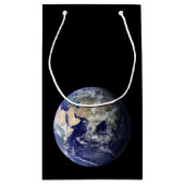 宇宙の小さいギフトバッグからの惑星の地球 スモールペーパーバッグ (裏面)