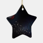 宇宙の小惑星及び惑星 セラミックオーナメント (右)