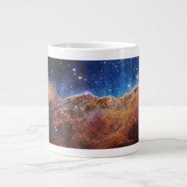 宇宙の崖 カリーナ星雲 スペース ウェッブ望遠鏡 ジャンボコーヒーマグカップ