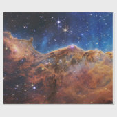 宇宙の崖 カリーナ星雲 スペース ウェッブ望遠鏡 ラッピングペーパー (フラット)